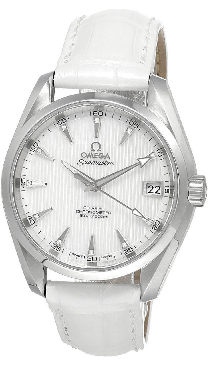 OMEGA Watches SEAMASTER AQUA TERRA 38.5MM WHITE DIAL LTHR MEN'S WATCH 231.13.39.21.55.001 - Click Image to Close